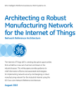 Architecting a Robust Manufacturing Network for the Internet
