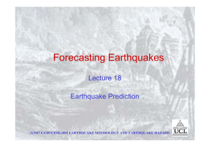 18 Earthquake Prediction