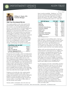 Mid-Year Investment Review