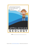 Webelos Earth Rocks Appalachian Geology Booklet