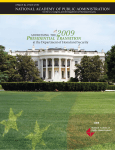 presidential transition - National Academy of Public Administration