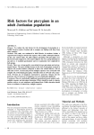 Risk factors for pterygium in an adult Jordanian population