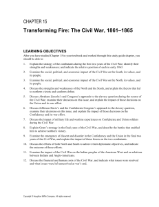 Transforming Fire: The Civil War, 1861–1865