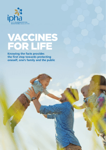 vaccines for life - Irish Pharmaceutical Healthcare Association