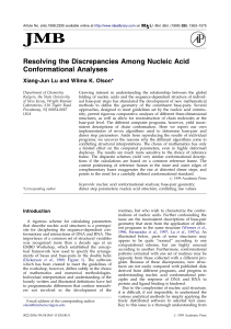 Resolving the Discrepancies Among Nucleic Acid Conformational