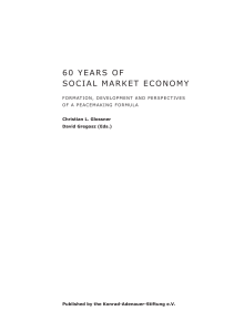 60 Years of Social Market Economy - Konrad-Adenauer