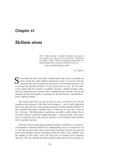 Helium atom - ChaosBook.org