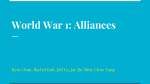 World War 1: Alliances - revolutionsandconflict
