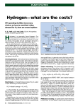 Hydrogen—what are the costs?