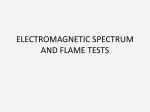 electromagnetic spectrum and flame tests