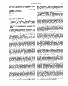 Vol. 4. Physical properties of crystals.