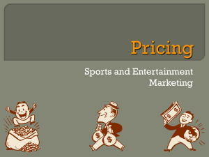 Sports and Entertainment Marketing