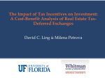 The Impact of Tax Incentives on Investment