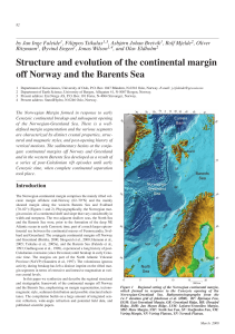 Structure and evolution of the continental margin off Norway and the