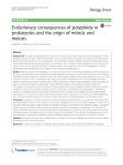 Evolutionary consequences of polyploidy in prokaryotes and the