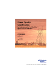 Power Quality Specification