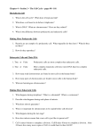 Chapter 4 – Section 3 – The Cell Cycle – pages 98