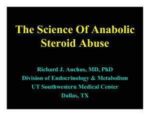 The Science Of Anabolic Steroid Abuse
