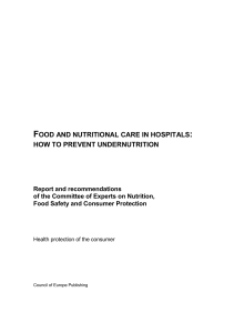 FOOD AND NUTRITIONAL CARE IN HOSPITALS: HOW TO