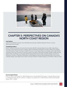 Canada`s Marine Coasts in a Changing Climate – Chapter 5