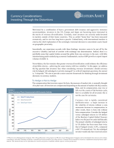 Currency Considerations: Investing Through the