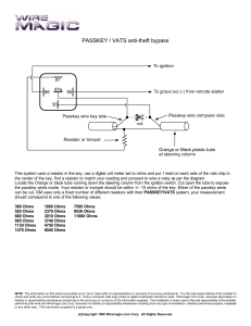 PASSKEY / VATS anti-theft bypass