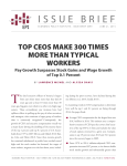 Top CEOs Make 300 Times More than Typical Workers