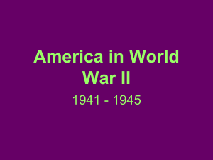 America in World War II