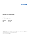 Ferrites and accessories – toroids – R 12.5 x 7.50 x 5.00