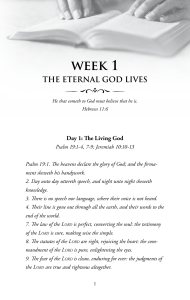 week 1 - Christian Light Publications