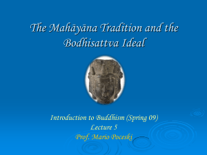 Mahayana Tradition