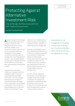 Protecting Against Alternative Investment Risk