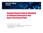 Detailed Chemical Kinetic Modelling of Pollutant