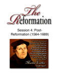 Reformation Notes
