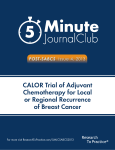 CALOR Trial of Adjuvant Chemotherapy for Local or Regional