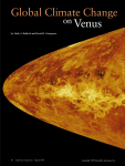 Global Climate Change on Venus
