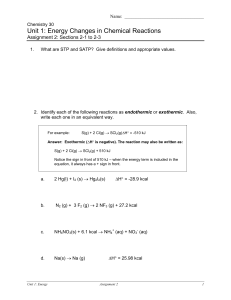 Chemistry 30