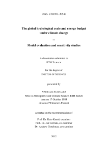 The global hydrological cycle and energy budget under climate