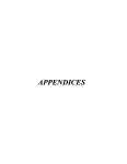 appendices - Shodhganga