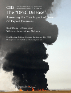 V. The OPEC Disease - Amazon Web Services