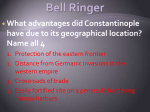What advantages did Constantinople have due to its geographical