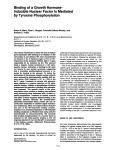 Binding of a Growth Hormone- Inducible Nuclear Factor Is Mediated