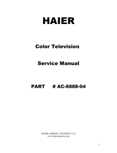 AC-8888-04 Color TV