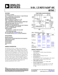 AD7643 18-Bit, 1.25 MSPS PulSAR® ADC Data Sheet (Rev. 0)