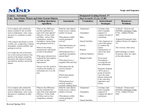 (1)In bold text, Knowledge and Skill Statement