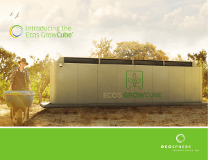 Ecos GrowCube™ Fact Sheet