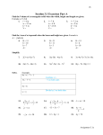 Section 3.1 Exercises Part A