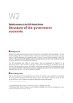 Structure of the government accounts