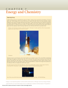 Energy and Chemistry
