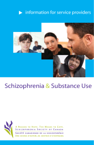 Substance Use and Schizophrenia | Schizophrenia Society